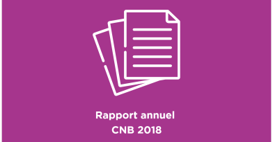 Rapport annuel CNB 2018