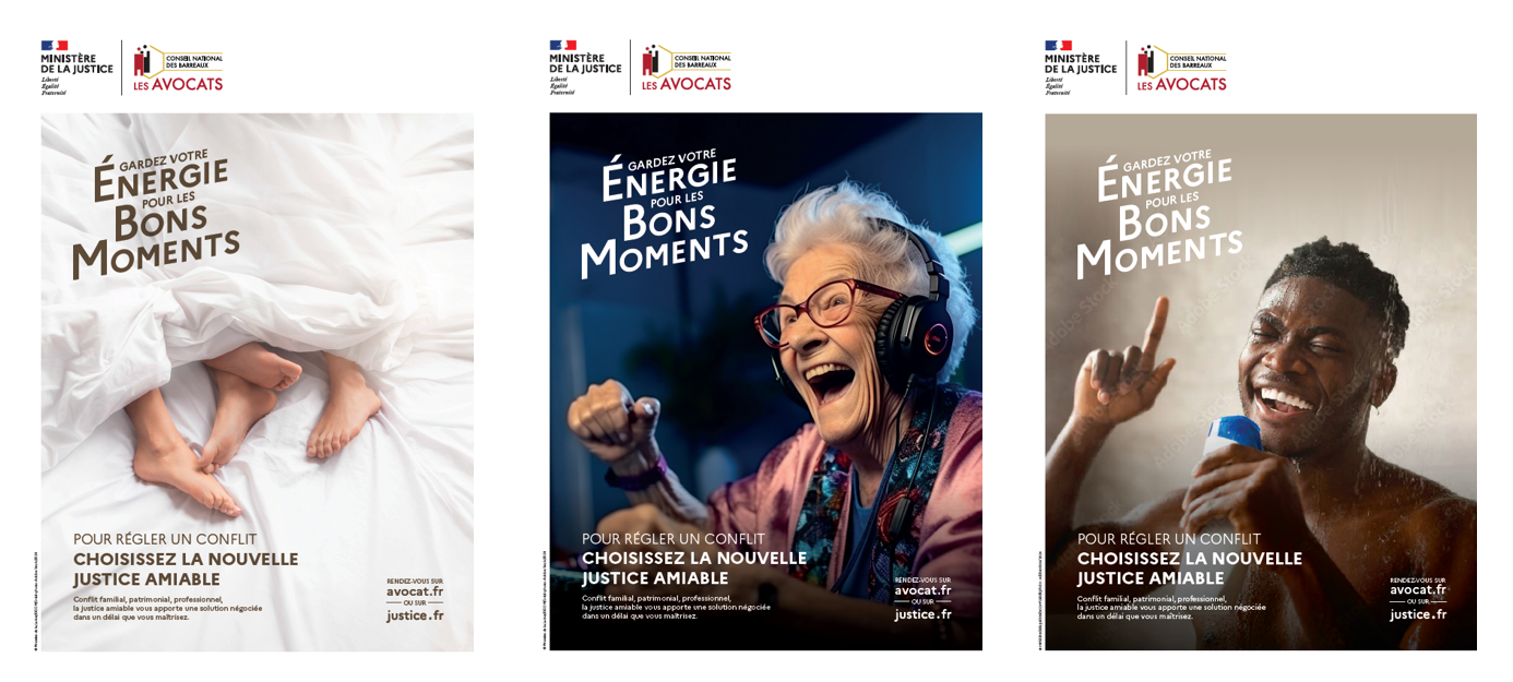 Visuels de la campagne Amiable 