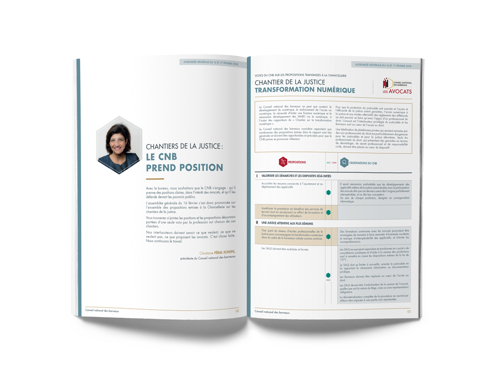 Votes du CNB sur les chantiers de la justice 2018