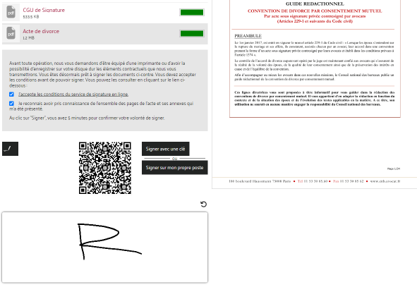 CNB FAQ e-DCM Signature manuscrite avocat 3