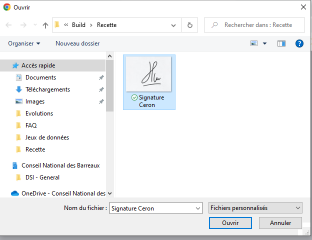 CNB FAQ e-DCM Signature manuscrite avocat redacteur 3