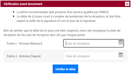 CNB FAQ e-DCM Verification avant lancement