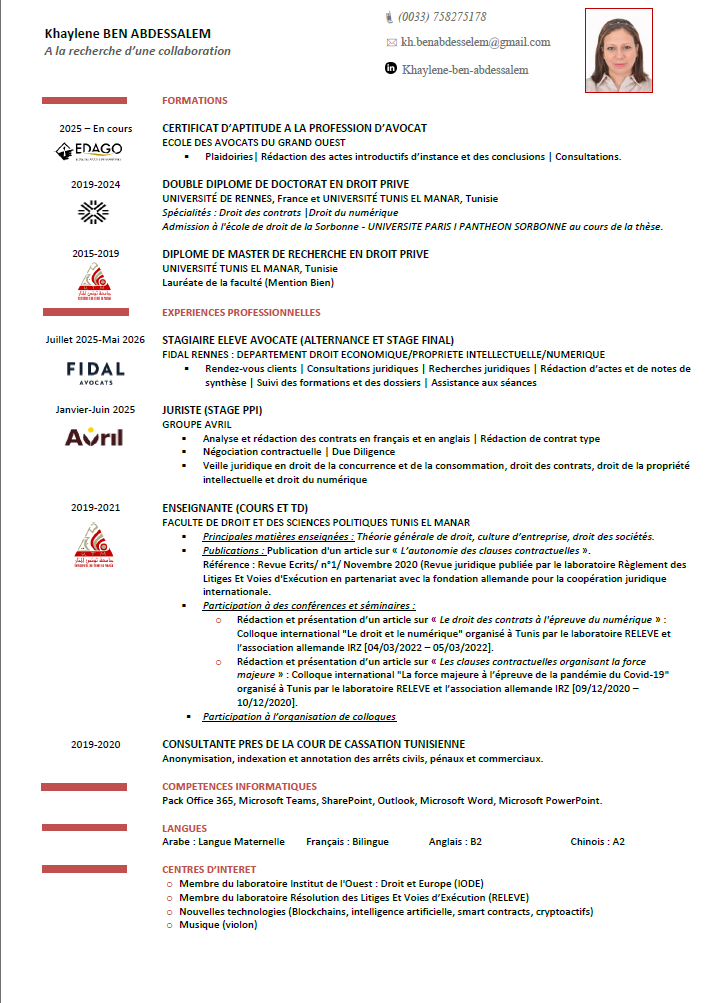 CV-Khaylene BEN ABDESSALEM