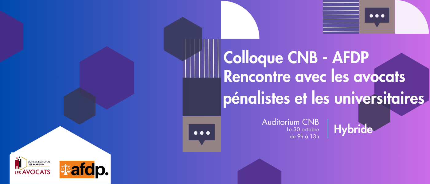 Colloque CNB - AFDP