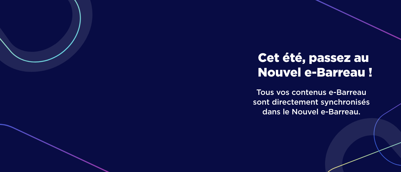 Bannière Nouvel e-Barreau 